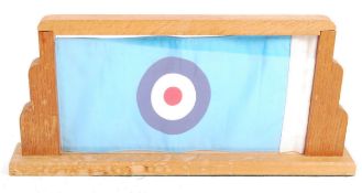 20TH CENTURY RAF CAR PENNANT FLAG WITHIN CASE