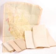 COLLECTION OF WWI & WWII MILITARY PAPER MAPS
