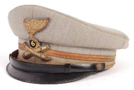 WWII ITALIAN ARMY UNIFORM PEAKED CAP FOR THE 56TH DIVISION