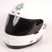 ORIGINAL POLICE MOTORCYCLE HELMET FOR CAMBRIDGESHIRE CONSTABULARY