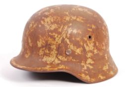 RARE ORIGINAL WWII GERMAN AFRIKA KORPS M35 STAHLHE