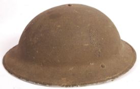 ORIGINAL WWII MK1 BRODIE HELMET - WITH FUSILIERS C