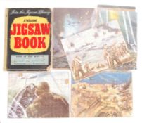 RARE VINTAGE ' WELCOM ' WWII JIGSAW BOOK - WITH PU
