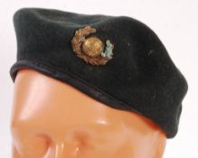 WWII ROYAL MARINE COMMANDO UNIFORM BERET & BADGE