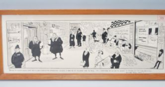 A vintage 20th Century hand drawn newspaper type,