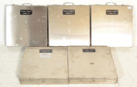 A set of five 20th Century retro vintage industria