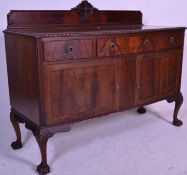 A good 19th Century Victorian flame mahogany sideb