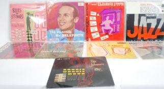 A collection of nine 10