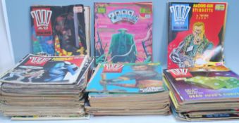 A collection of 125+ Retro 1980s original 2000AD c