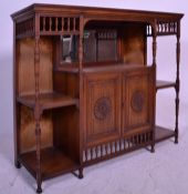 A late Victorian 19th century mahogany chiffonier
