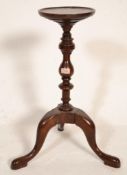 A 19th Century mahogany plant torchere / kettle st