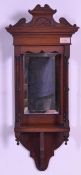 A 19th Century Victorian mahogany wall hanging hal
