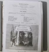 An album full of vintage Post Office Greeting Tele