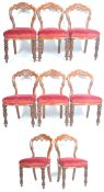 SET OF EIGHT 19TH CENTURY MAHOGANY DINING CHAIRS