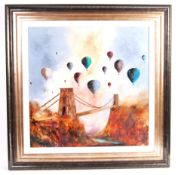 DAVID CHAMBERS - BRISTOL BALLOON FIESTA OVER SUSPE