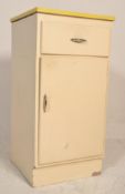 A retro mid century, circa 1950's formica two tone
