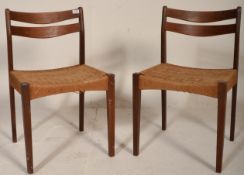 A good pair of retro mid 20th Century dining / sid
