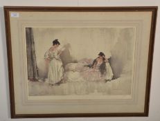 Sir William Russell Flint (British 1880-1969) - a limited edition print after a watercolour painting