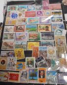 A good collection of stamps to include many philatelic auction lots of stamps inlcuding Kenyan 5/