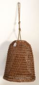 Two vintage early 20th Century wicker fish catchers / fish traps. One specifically for els.