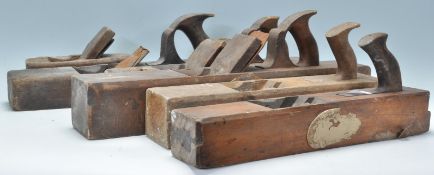 A collection of vintage early 20th century woodworking tools. To include a variety of large wood