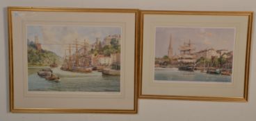 Frank Shipsides - Bristol Savages - Two signed prints after Shipsides to include one depicting