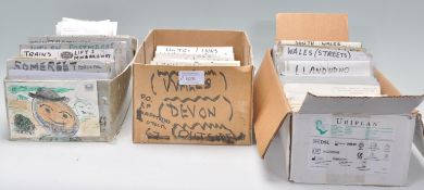 A superb collection of postcards dating from the early 20th Century with many postcards of Wales and