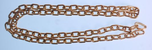 Christian Dior - A vintage gold tone chain necklace by Christian Dior. Marks to clasp. Measures 34