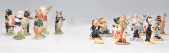 A collection of Beswick Orchestra collection ceram