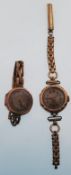 Two early 20th Century 9ct gold watches to include