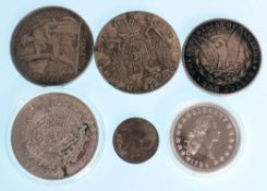 All Coins In This Lot Are Replicas Or Copys - A mixed group of silver and other coinage to include