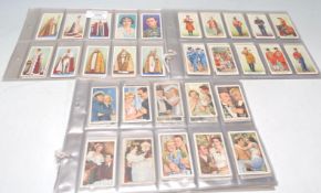 A collection of cigarette cards to include four full sets; Player ; Coronation Series, National