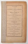 A 19th Century book entitled ' Analysis Of The London Ball-Room'. London: Printed for Thomas Tegg,