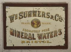 Local Interest - A good vintage early 20th Century pub advertising mirror for 'Wm Summers & Co,