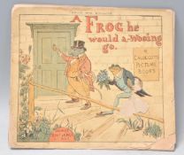 Caldecott, Randolph Picture Books: A late 19th Century Victorian picture book entitled 'A Frog He