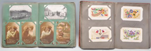 A great collection of early 20th Century original WWI First World War era silk postcards spanning