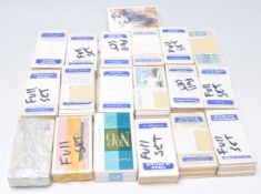 A collection of Brooke Bond collectors / trade cards to include 23 full sets; Tropical Birds, Famous