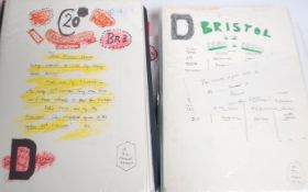 A large collection of Ephemera  relating to Bristol & Bath. A good folder of 19th and early 20th