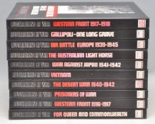 Australians At War, a series of ten books published by Time Life Books, fully illustrated covering