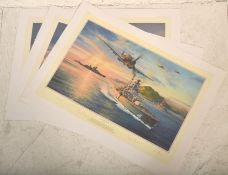 A group of three Robert Taylor signed military related prints to include two 'Viper Venom' signed by