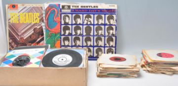 A good mix collection of vinyl long play LP records and 45's of varying artists and genres to