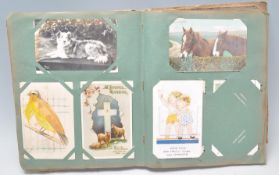 A good collection of vintage postcards dating from the early 20th Century to include multiple animal
