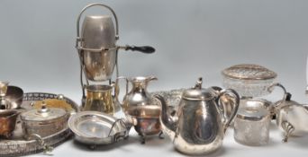 A good collection of vintage silverplate wares dating from the early 20th Century to include a
