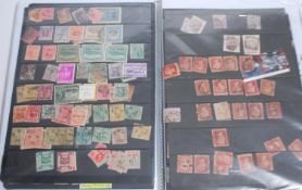 A good collection of penny red stamps to include sterling stamps - uk commonwealth. Examples to