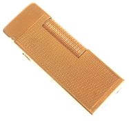 A vintage 20th Century Dunhill roller gas cigarette lighter of rectangular form having a gilt engine