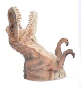 20TH CENTURY DINOSAUR T-REX SCULPTURE WALL DISPLAY