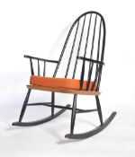 FARSTRUP DANISH 1960'S EBONISED AND NATURAL OAK RO