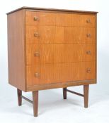 HOMEWORTHY MID 20TH CENTURY TEAK WOOD CHEST OF DRA