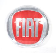 ORIGINAL 1990'S FIAT CAR BADGE SHOWROOM LIGHT BOX