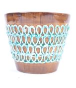 20TH CENTURY ITALIAN RETRO STUDIO ART POTTERY PLANT POT